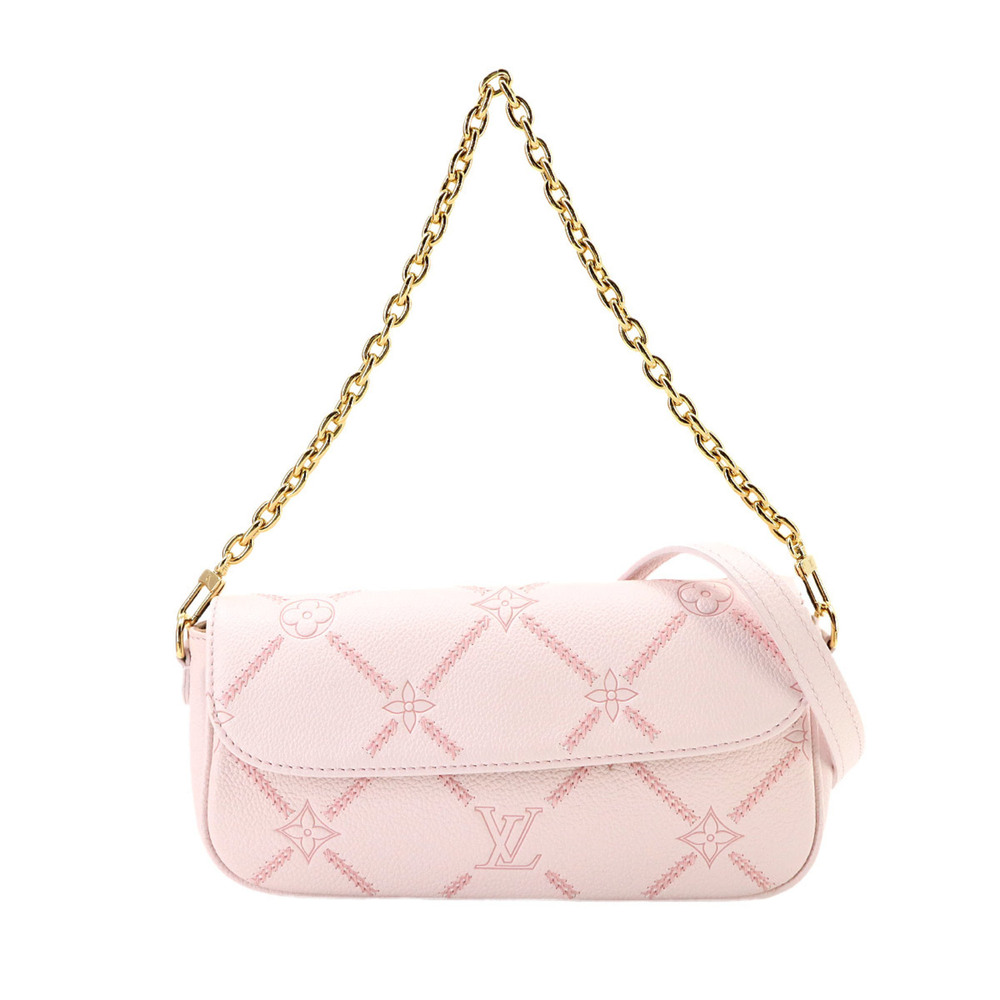 Louis Vuitton Monogram Empreinte Wallet On Chain Ivy Shoulder Handbag Leather...